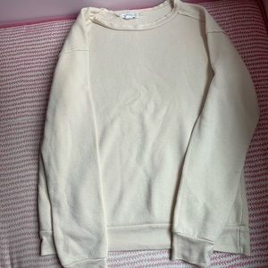 treasure and bond cream sweatshirt size small